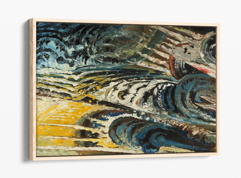 Float Effect Canvas - Abstract Art Print by Chris Lanooy | Premium Varnish Finish