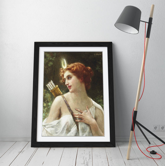 Framed Wall Art Featuring Guillaume Seignac Diana The Huntress Print - Handmade UK Art