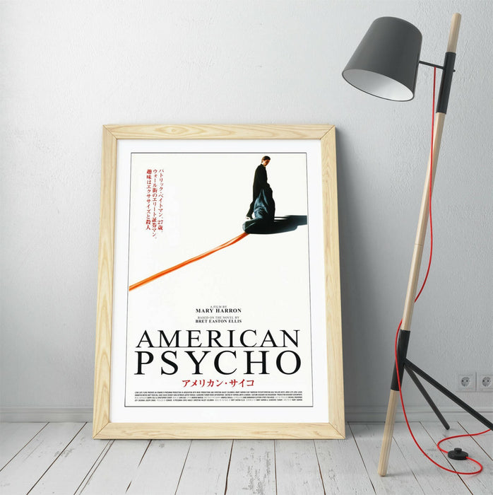 American Psycho Film Poster – Framed Wall Art | Handmade UK Art Print
