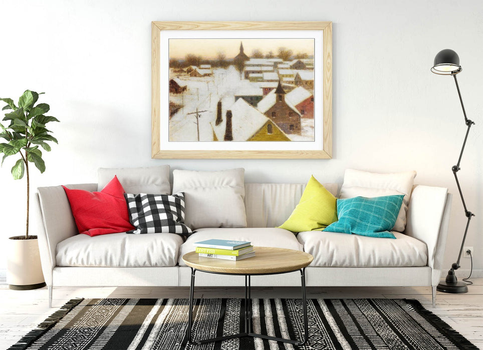 Framed Wall Art - L. Birge Harrison Frosty Morning Painting | UK Made Frames