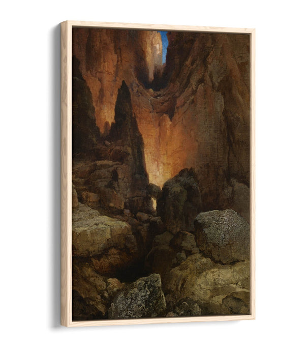 Canvas Wall Art - Thomas Moran Grand Canyon Float Effect Canvas Print