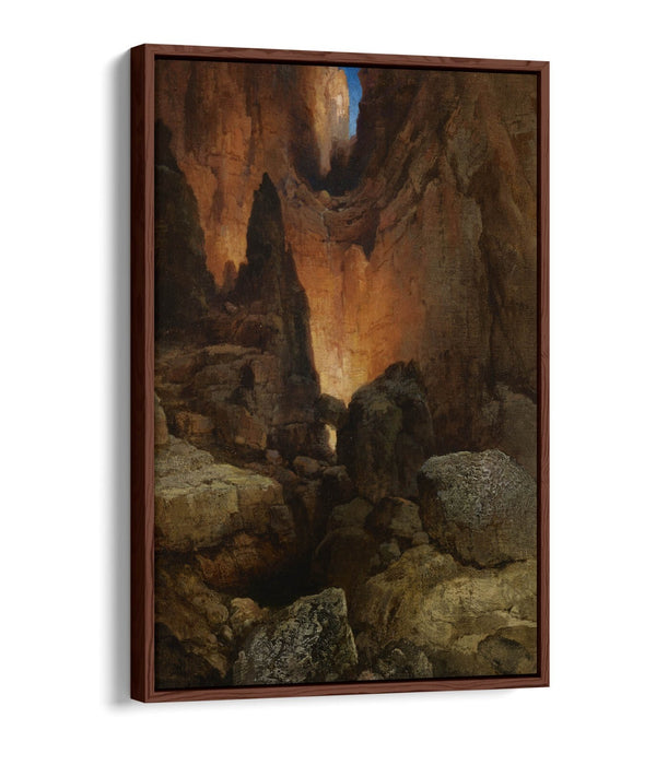 Canvas Wall Art - Thomas Moran Grand Canyon Float Effect Canvas Print