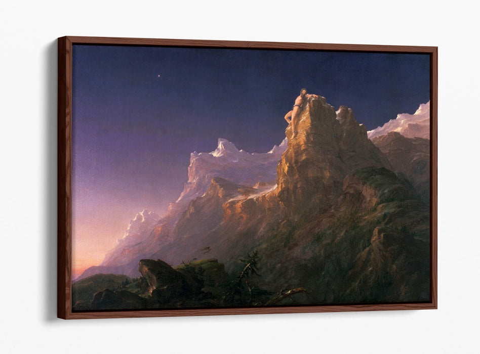 Canvas Wall Art – Thomas Cole Prometheus Bound Float Effect Canvas Print