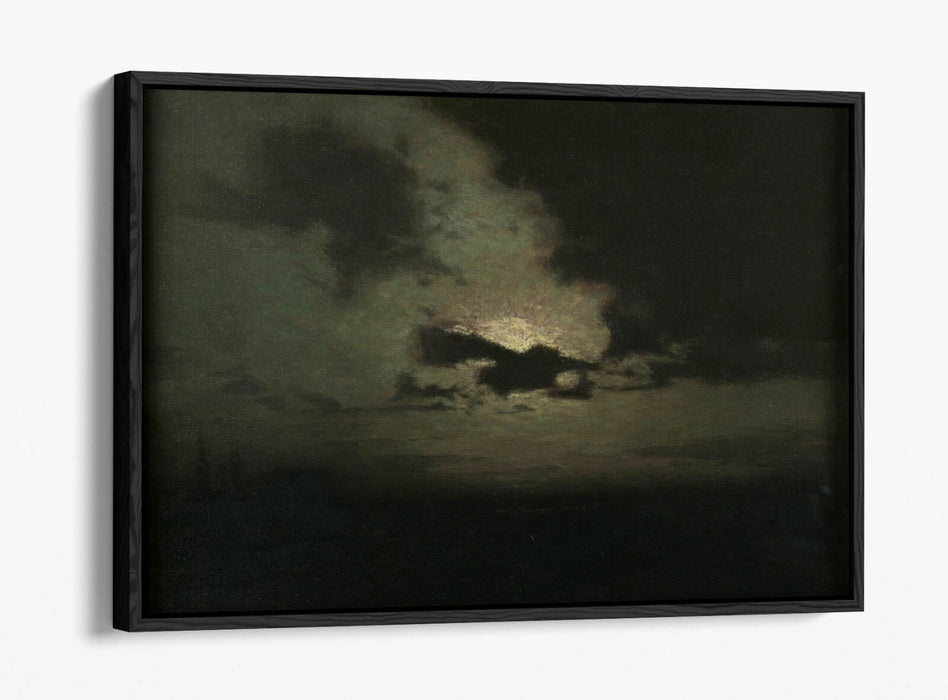 L. BIRGE HARRISON, THE HIDDEN MOON -FLOAT EFFECT CANVAS WALL ART PRINT