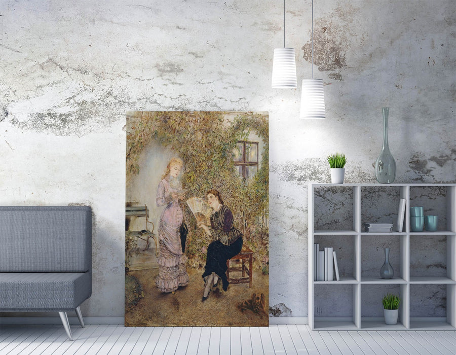 Canvas Wall Art - Anton Romako The Friends | Premium Varnish Finish Print