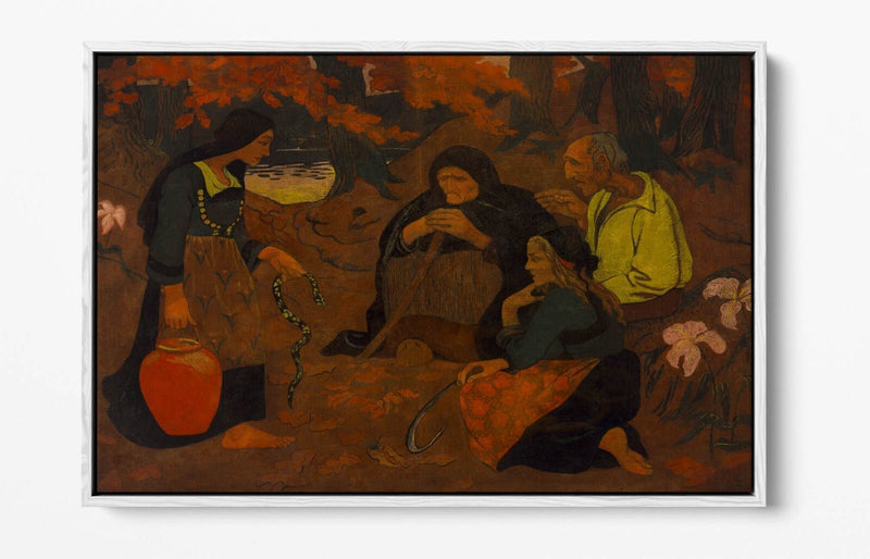 Float Effect Canvas Art - Serpent Eaters by Paul Serusier | Premium 30mm Deep Frame