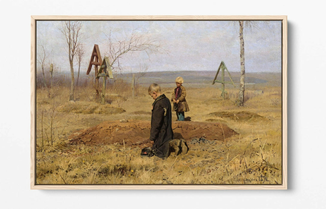 NIKOLAY KASATKIN, ORPHANED -FLOAT EFFECT CANVAS WALL ART PIC PRINT