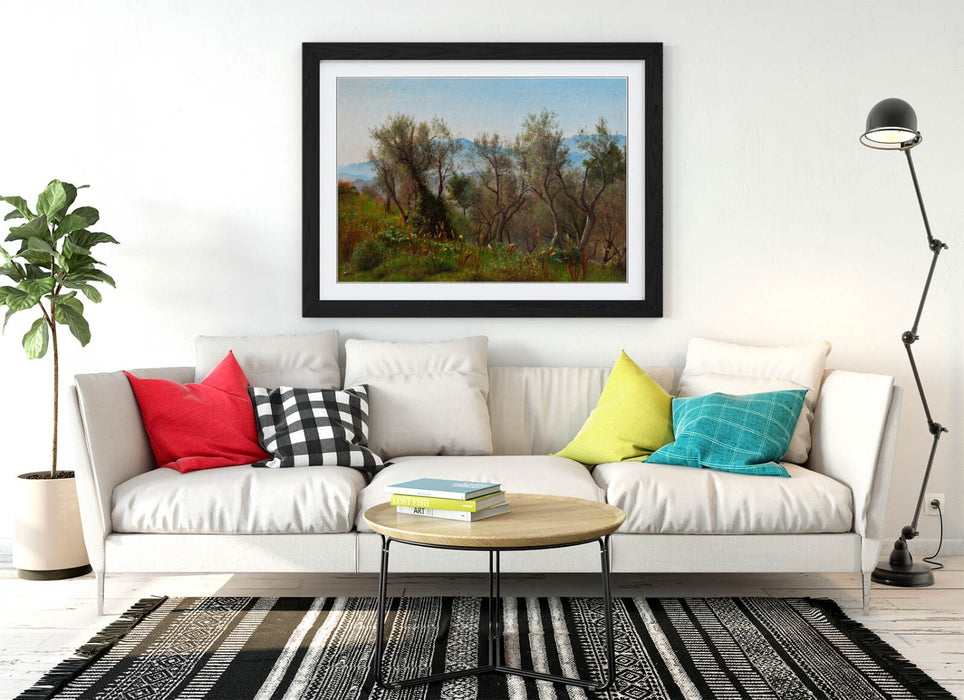 Framed Wall Art - Olive Trees Poster Print by P.C. Skovgaard | Handmade UK Art