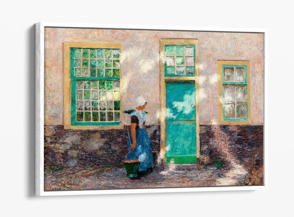 EMILE CLAUS, THE LITTLE SERVANT -FLOAT EFFECT CANVAS WALL ART PIC PRINT