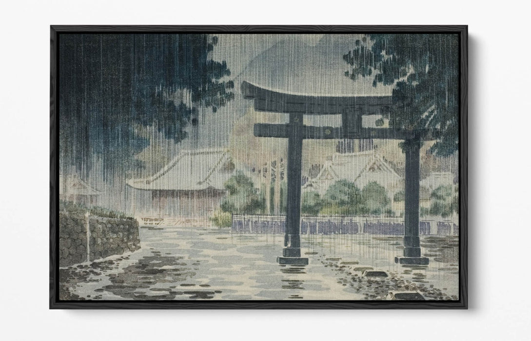 Canvas Wall Art Print - TSUCHIYA KOITSU Futarasan Shrine | Float Effect, Handmade