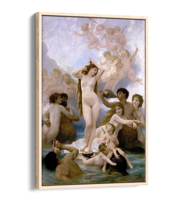 Float Effect Canvas Art - Handmade UK Premium Canvas Print Birth Of Venus