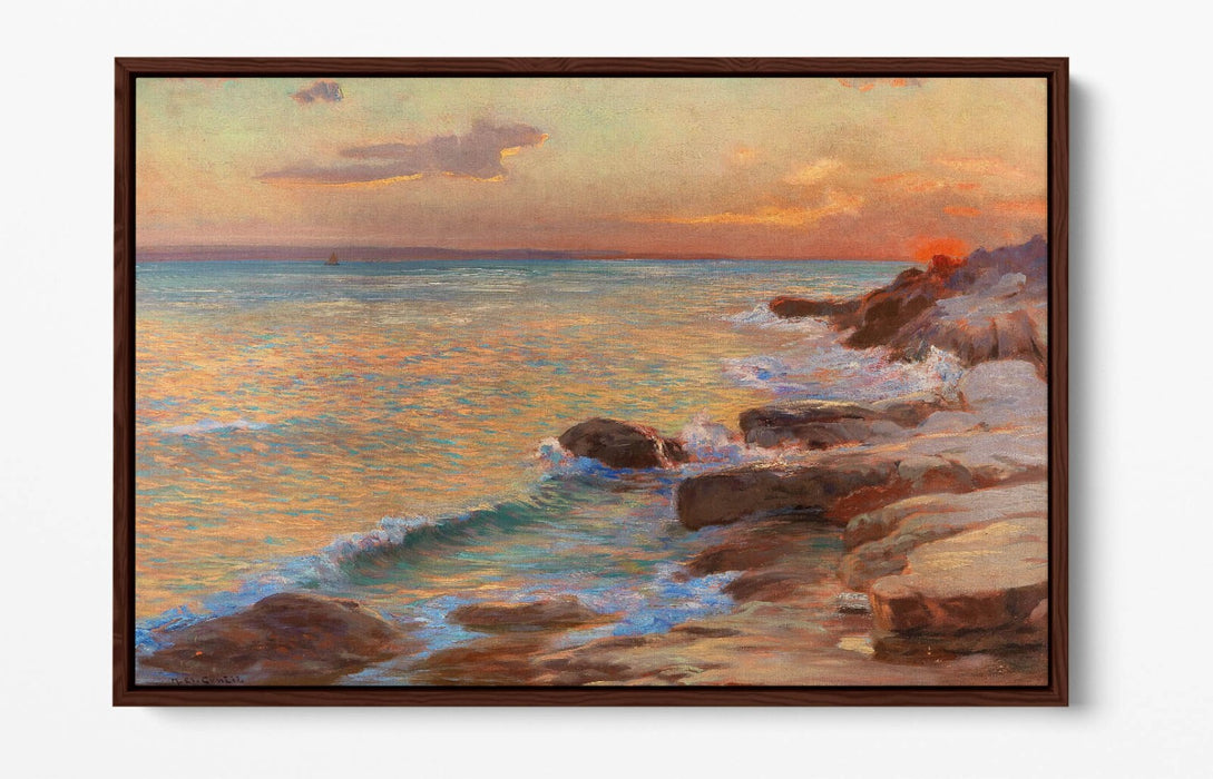 Float Effect Canvas Art - Sunset In Split | Premium Handmade Wall Decor