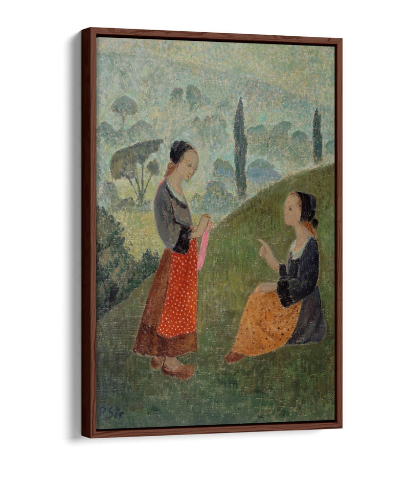Float Effect Canvas Art - Paul Serusier Morning Mists Painting on MDF Frame