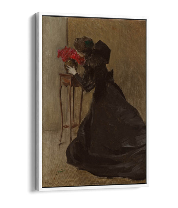 JOHN WHITE ALEXANDER, BRONZE BOWL -FLOAT EFFECT CANVAS WALL ART PRINT