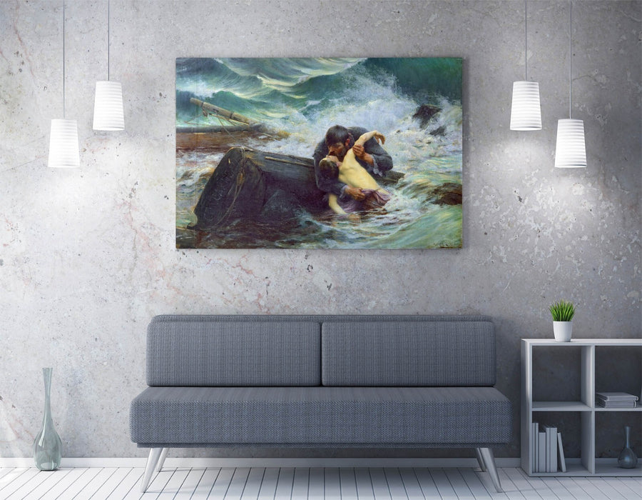 ALFRED GUILLOU, ADIEU -CANVAS WALL ARTWORK PIC PRINT