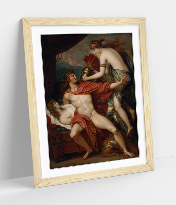 Framed Art Poster - Benjamin West Thetis Bringing Armor to Achilles, Matte Print