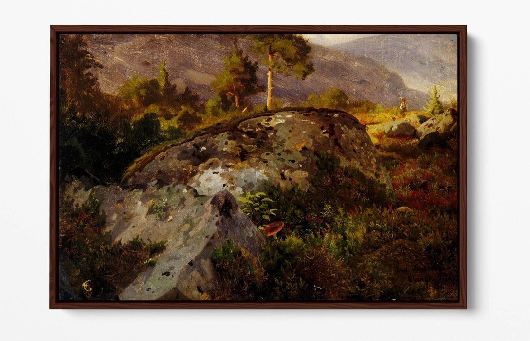 Canvas Wall Art - Handmade Landscape Print with Float Effect & Premium Frame