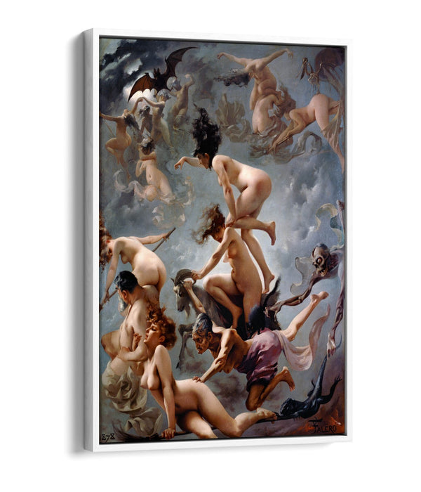 Canvas Art Print – Witches Going To Sabbath | Float Effect Canvas Wall Decor