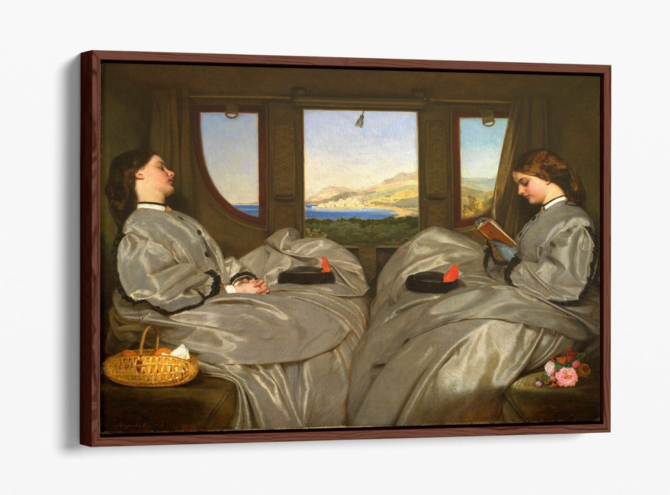 Float Effect Canvas Art - Handmade UK Canvas Featuring Augustus Leopold Egg Artwork