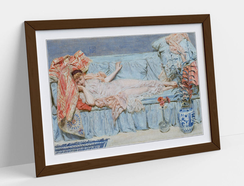 Framed Wall Art - Albert Joseph Moore Lilies Poster Print on Matte Paper