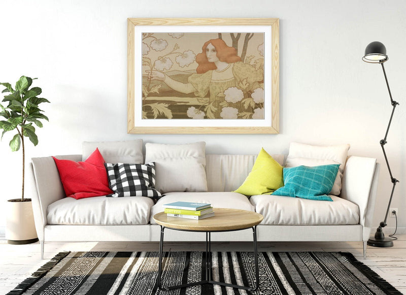 Framed Wall Art - Paul Berthon Snowballs Poster Print | Handmade Matte Paper