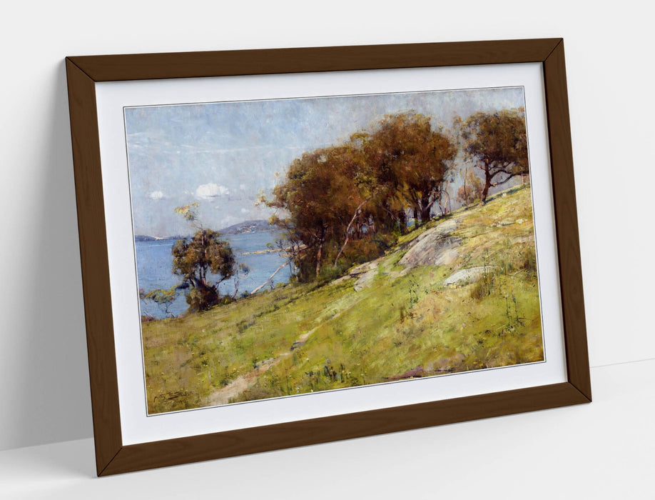 Framed Wall Art - Arthur Streeton Cremorne Pastoral Poster Print, Matte Paper, UK Made