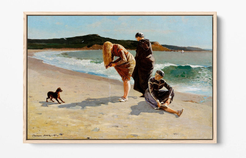 Canvas Wall Art Print – Winslow Homer Eagle Head High Tide | Premium Float Effect