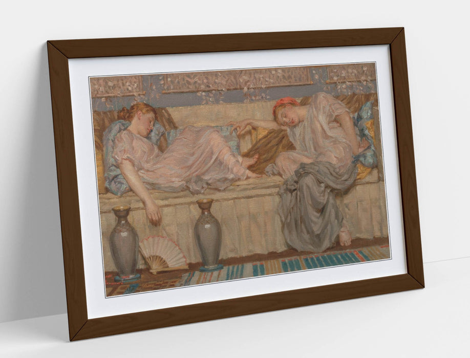 Framed Wall Art – Albert Joseph Moore Beads Painting Poster Print 4 Sizes