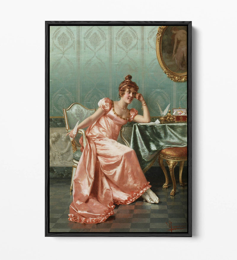 Canvas Wall Art Featuring Vittorio Reggianini | Float Effect Handmade Print