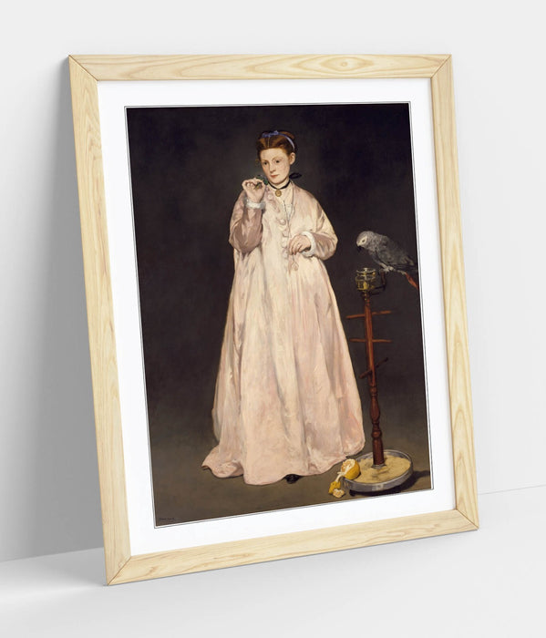 Framed Art Poster – Classic Wall Art Print With Woodgrain Frame Finish