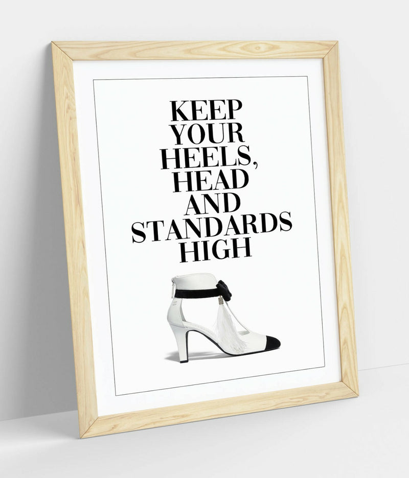 Funny Quote Framed Art Poster - Iconic Print With Woodgrain Effect Frame