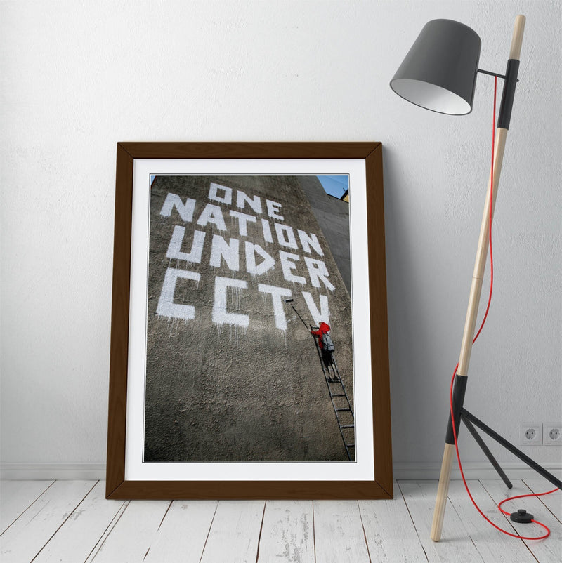 Banksy Framed Art – Graffiti Wall Decor | Urban Street Art Poster Print