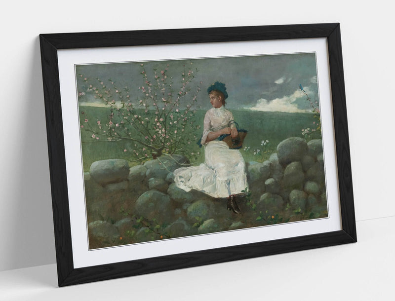 Framed Wall Art - Winslow Homer Peach Blossoms Poster Print | Handmade UK Frame