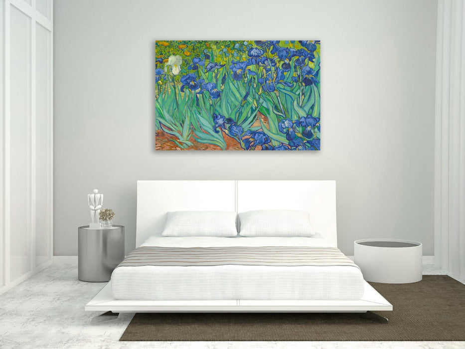Van gogh Irises CANVAS WALL ART PAINTING ARTWORK 30mm DEEP FRAMED PRINT
