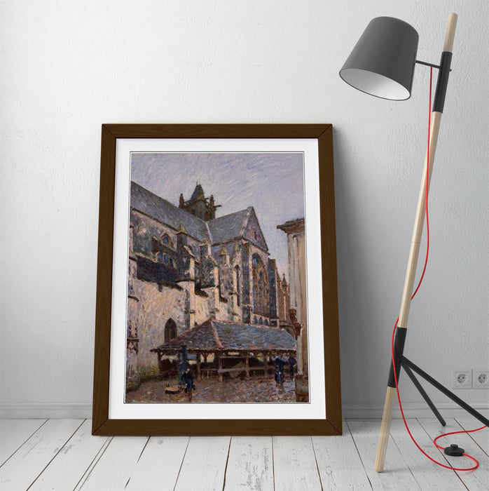 Framed Wall Art Poster - Alfred Sisley Church Art Print | UK Handmade Frame