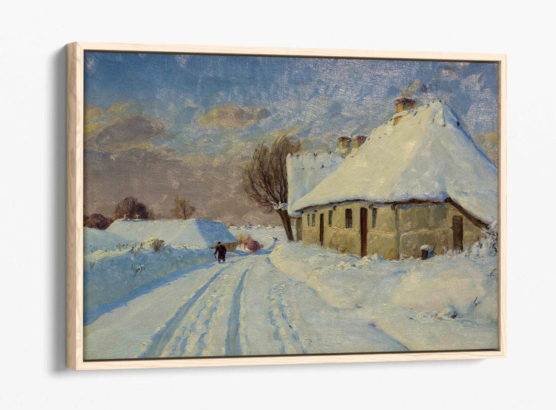 Canvas Wall Art - Sunshine On A Winter Day | Handmade Float Effect Canvas Print