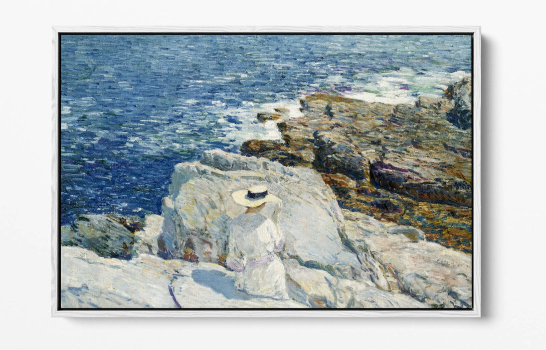 Canvas Wall Art - Childe Hassam South Ledges | Float Effect Handmade Print