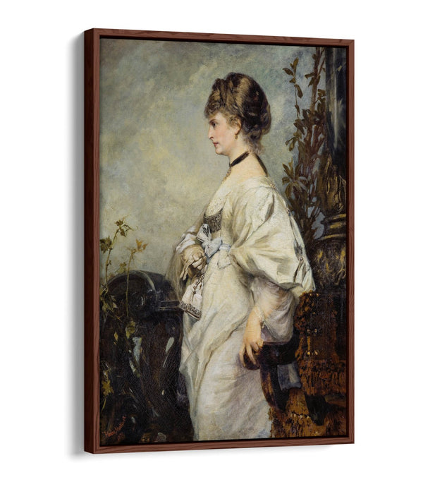 HANS MAKART, MAGDALENA PLACH -FLOAT EFFECT CANVAS WALL ART PIC PRINT