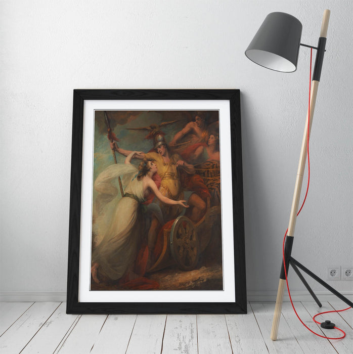 Framed Wall Art – William Artaud Print | The Triumph Of Mercy | Handmade Poster