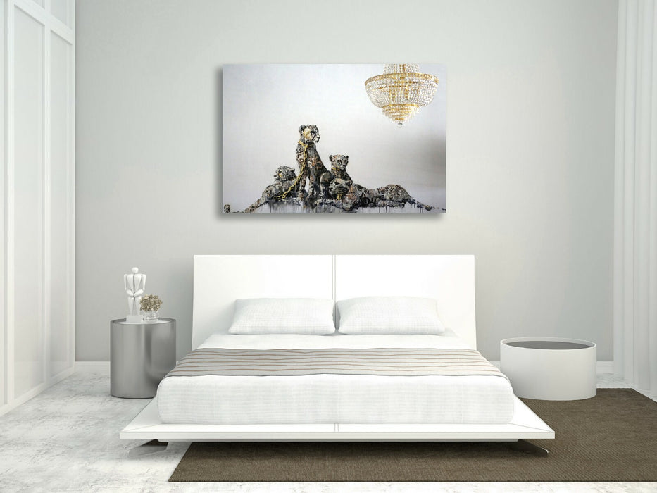BANKSY CANVAS STREET WALL ART PRINT ARTWORK - Panthere