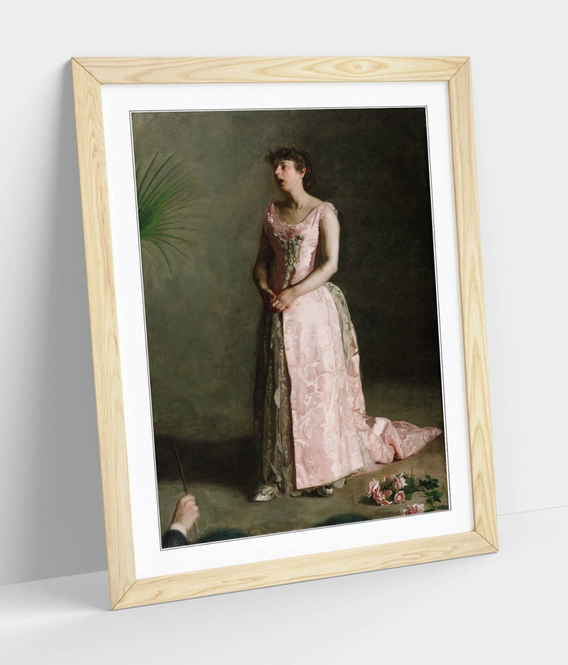 Framed Wall Art - Thomas Eakins Concert Singer Painting | Handmade UK Art Print