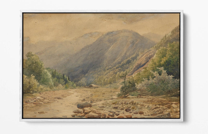 Canvas Wall Art Print - Rainy Day Painting on Premium Float Effect Canvas