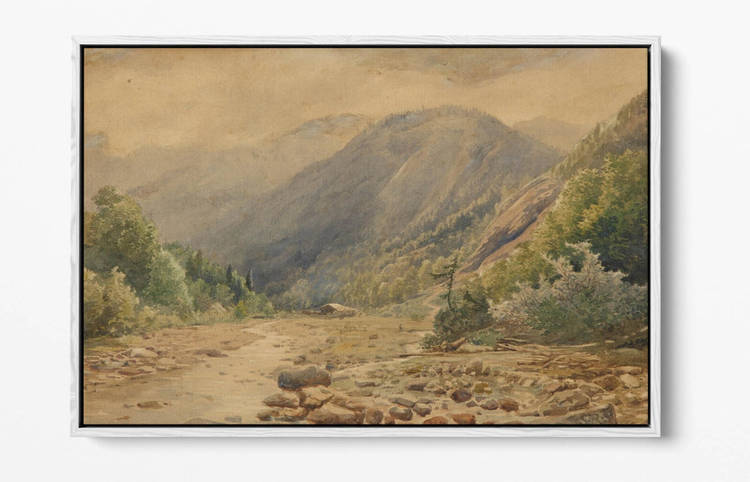 Canvas Wall Art Print - Rainy Day Painting on Premium Float Effect Canvas