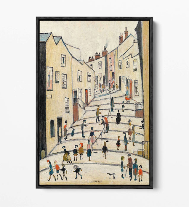 LOWRY CROWTHER STREET STOCKPORT -FLOAT EFFECT CANVAS WALL ART PIC PRINT GRAFFITI