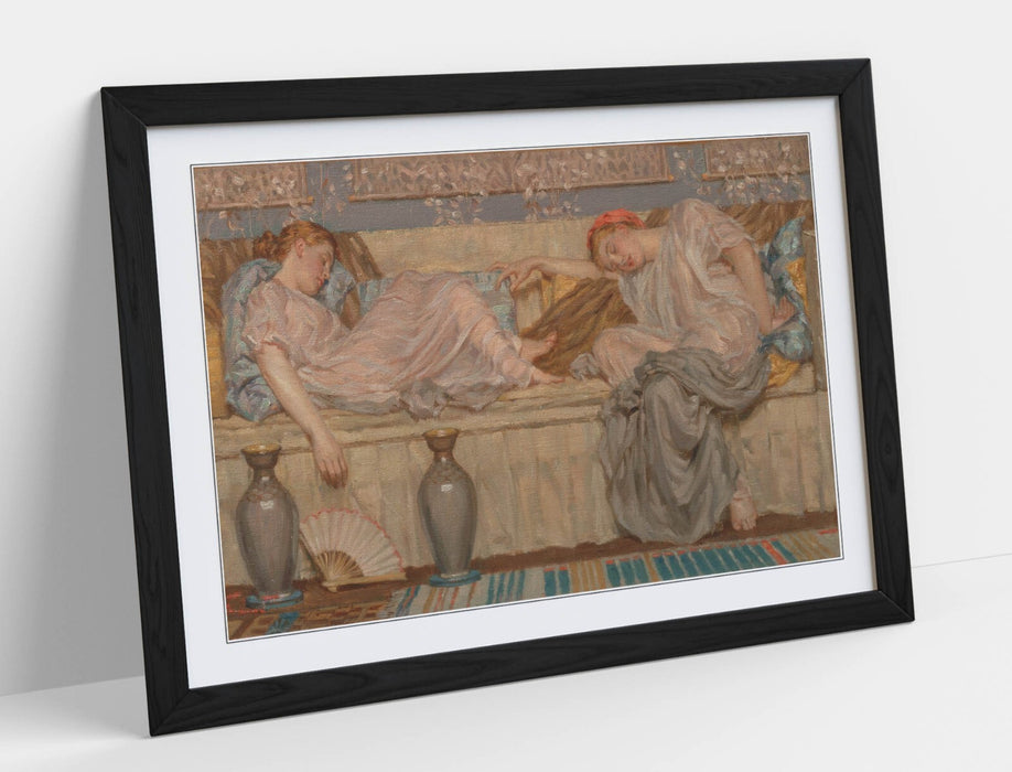 Framed Wall Art – Albert Joseph Moore Beads Painting Poster Print 4 Sizes