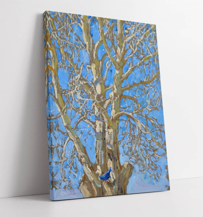 Canvas Wall Art – Askel Gallen-Kallela Crack Willow & Blue Bird Print