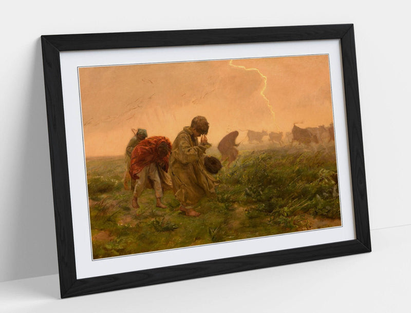 Framed Wall Art – Jozef Chelmonski Thunderstorm Painting | Handmade UK Decor