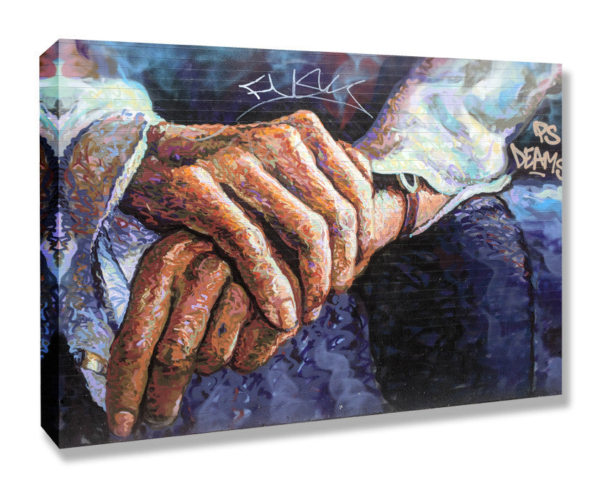 Canvas Wall Art – Shoreditch Graffiti Print | 30mm Deep Framed Canvas