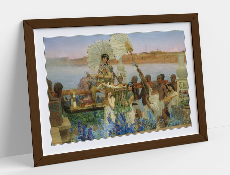 Framed Art Poster - Lawrence Alma Tadema Finding of Moses | Handmade UK Frame