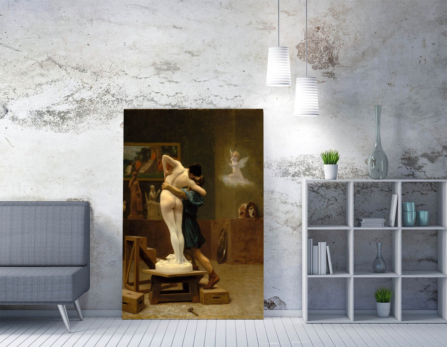 JEAN-LEON GEROME, PYGMALION AND GALATEA -CANVAS WALL ARTWORK PIC PRINT